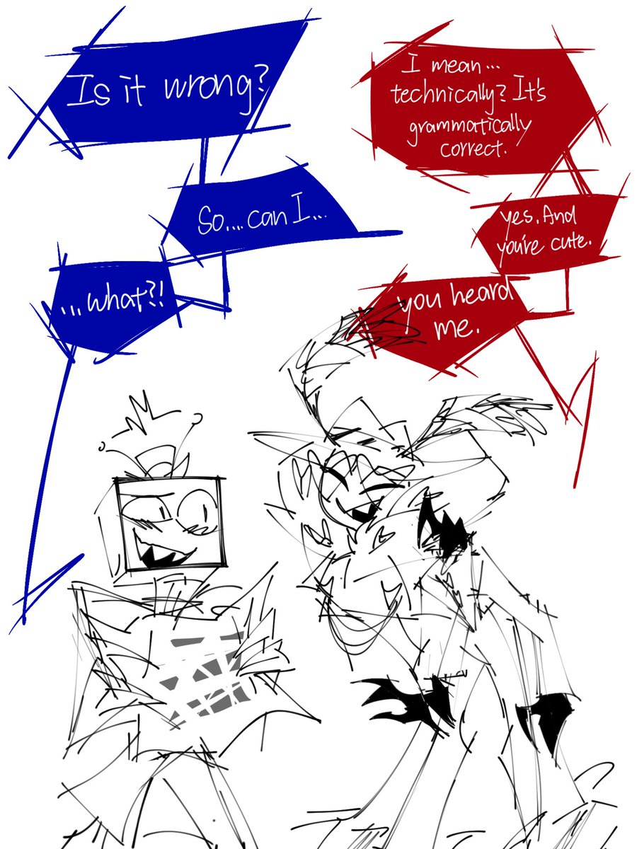 lnxnfi114514's tweet photo. hearts2hearts_📺🦋
Happy Chinese Valentine's Day✨
#HazbinHotel 
#Hazbin_HotelFanart 
#staticmoth
#voxval https://t.co/hsTwV445xH