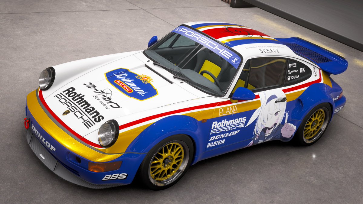 ZEDA7i4bk's tweet photo. プラナ ロスマンズ仕様
1993 Porsche 911 Turbo S Leichtbau

Code：151 093 184
 #ブルアカ #ForzaHorizon６ https://t.co/YeIPiRoRDb