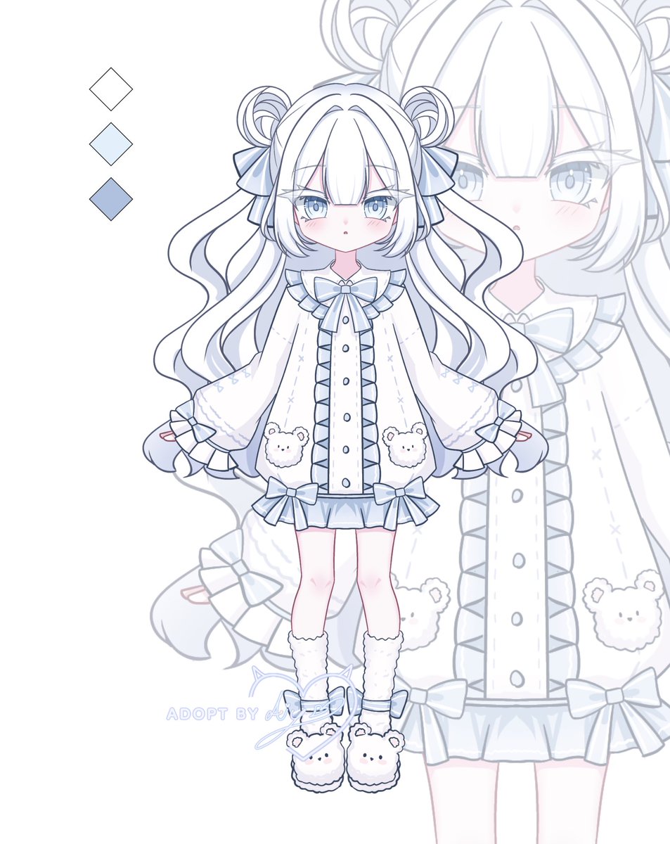 AiyoDayo's tweet photo. ADOPTABLE BY AIYO 16 🐻🩵
Price: $30 USD (Commercial use included)  

♡ &amp; ⟳ are appreciated!

#adoptable #adopt #vgenadopt #VGenShop #art #characterdesign https://t.co/viwdNtSOQj
