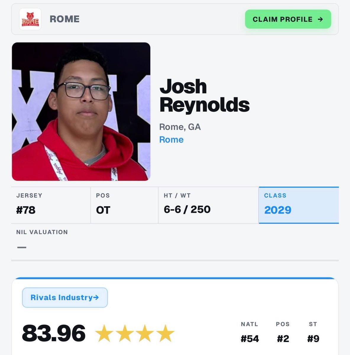 BigJoshReynolds tweet picture