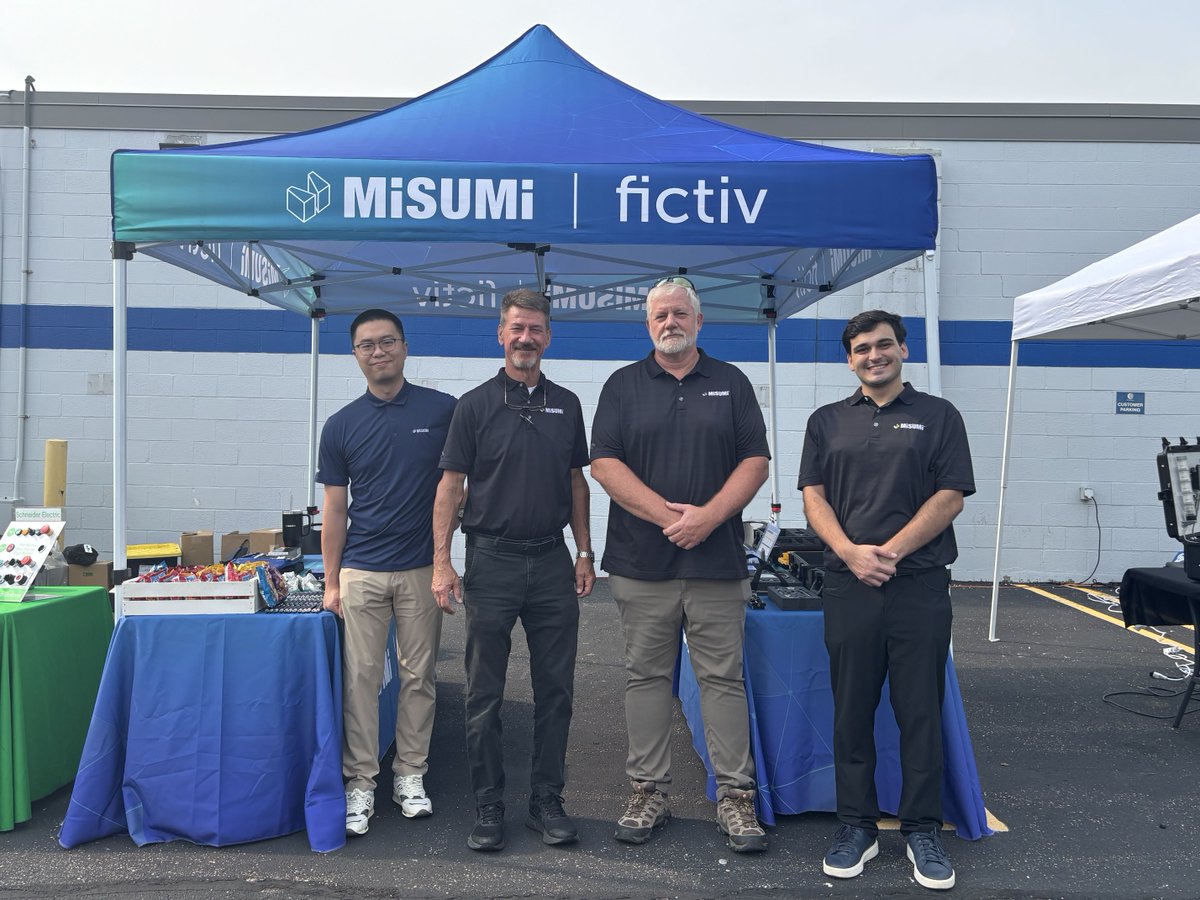 misumiamericas's tweet photo. Another great supplier expo in the books... or should we say gearbox. 🧰⚙️

Our team had a great time at the Comau Supplier Expo, connecting with customers and sharing what MISUMI Americas offers. Thanks for stopping by our booth! https://t.co/VcFnUdrzLv