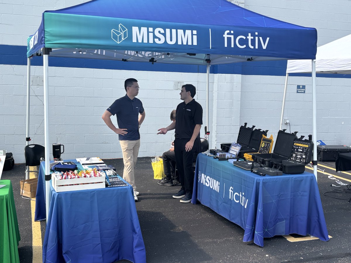 misumiamericas's tweet photo. Another great supplier expo in the books... or should we say gearbox. 🧰⚙️

Our team had a great time at the Comau Supplier Expo, connecting with customers and sharing what MISUMI Americas offers. Thanks for stopping by our booth! https://t.co/VcFnUdrzLv