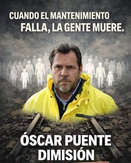 CruzRodriguezJB's tweet photo. Buenas tardes Sr. @oscar_puente_, no quisiera que perdiéramos la tarde sin recordar a sus muertos, a sus 46 muertos de Adamuz. 
Fruto de su incompetencia como gestor del Ministerio.
Observará que no le he llamado Sr. Ministro, es usted indigno de ese título.
Aún no ha dimitido. https://t.co/taDDxwuPzY