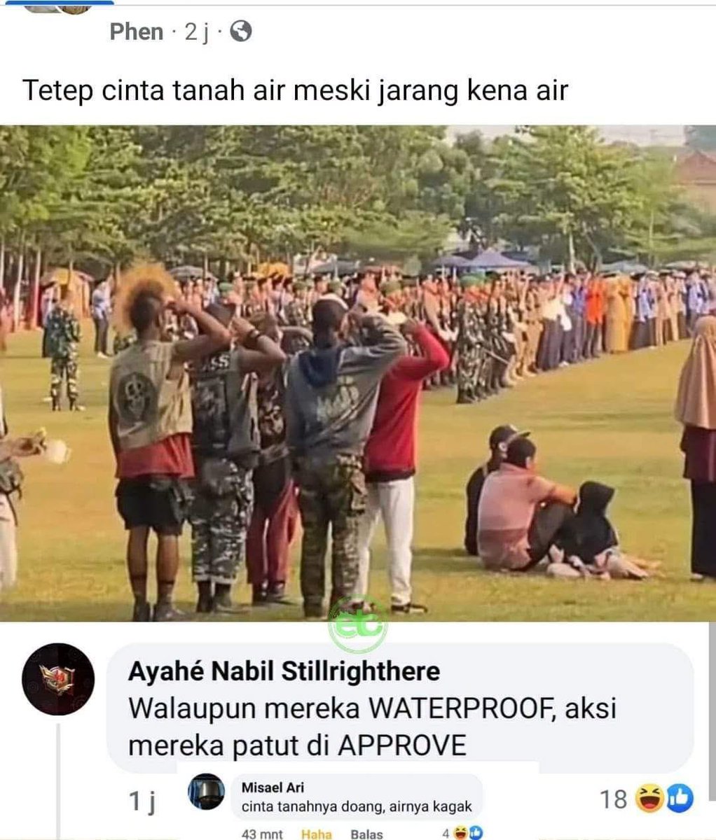 sosmedkeras's tweet photo. Tetap cinta negaranya
Meskipun benci pemerintahnya https://t.co/axF3ejmtkV