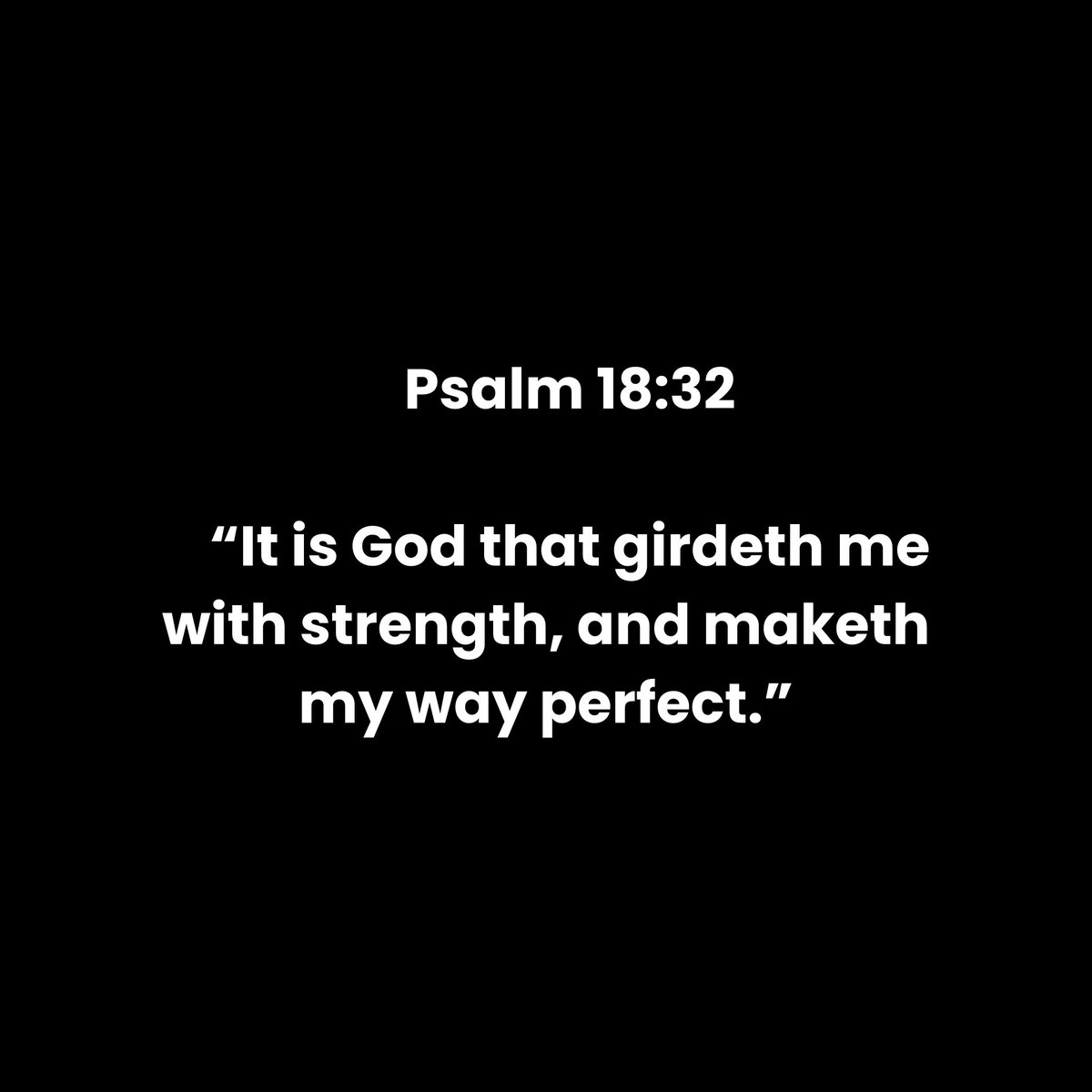 Holy__Bible1's tweet photo. Psalm 18:32 https://t.co/gv8xwjnWvK