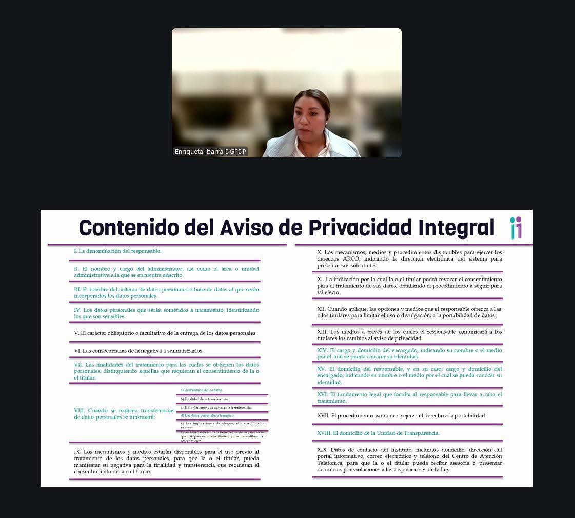Infoem's tweet photo. El Comisionado @lgparranoriega aperturó los trabajos de la capacitación virtual "Clasificación de la Información, Aviso de Privacidad y Documento de Seguridad" dirigida a 25 #SSOO del Estado de México. Parra Noriega destacó que estas herramientas permiten el #DPDP y el #DAIP. https://t.co/QeVS2Is5E0
