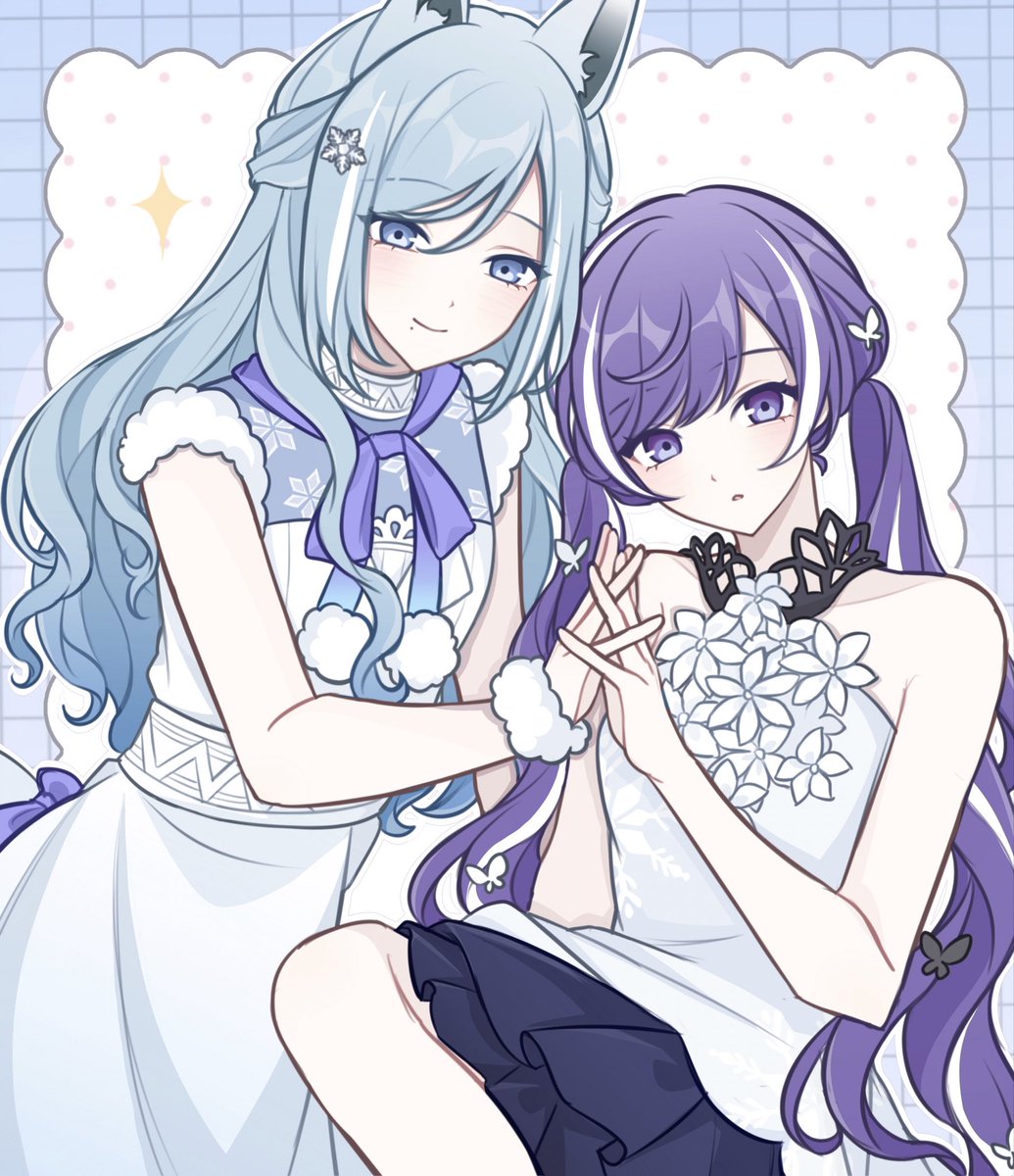 hnmrszksuki2's tweet photo. #prsk_FA #prsk_GL #しずまふ 
🩵💜七夕快乐 https://t.co/qoJUed0DXr