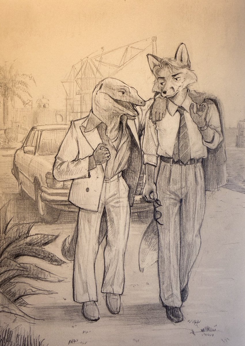 pargoblues's tweet photo. Still wrapping up the thesis film, but I opened my sketchbook today after way too long https://t.co/i8shWiNh01