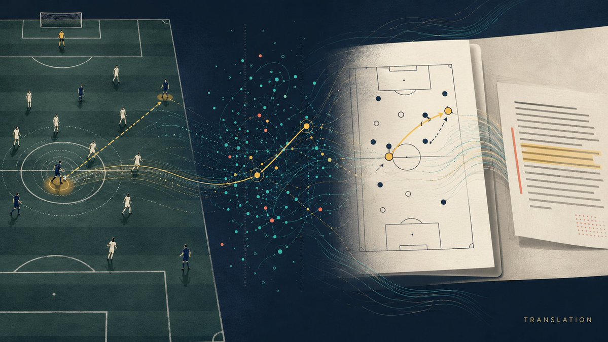 al_maxgo's tweet photo. One of the rarest skills in football analytics is translation.

A scout sees a movement.

A data analyst sees a pattern.

A coach sees a solution.

A journalist sees a story.

The valuable person can move the same insight between all four worlds without flattening it.

Football analytics is translation before it is mathematics.