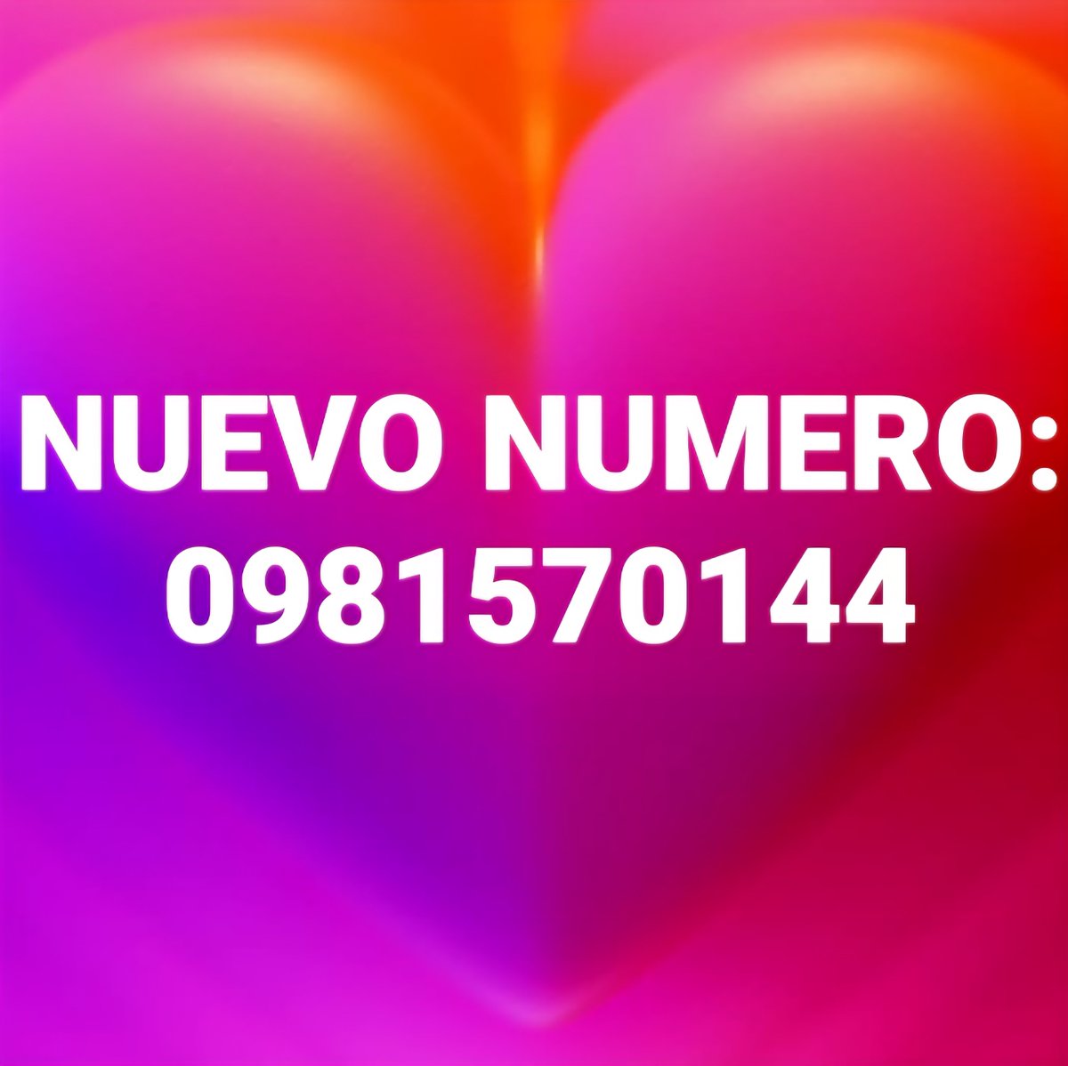 spadelsolpy's tweet photo. Cambiamos nuestro número de cel, ahora es: 0981570144 https://t.co/bjiul4DI85