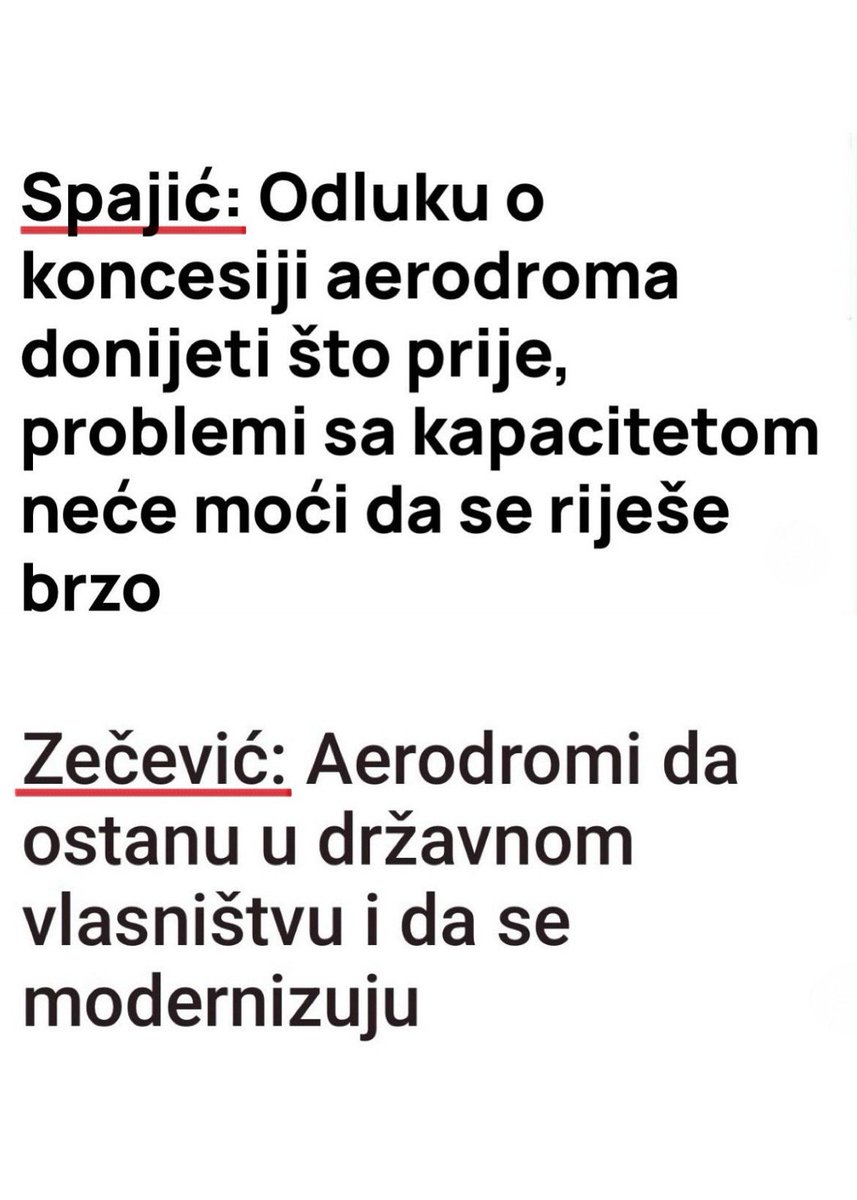 danijel_cg's tweet photo. Pola članova vlade traži odgovornost ministra vanjskih poslova zbog slanja predstavnika u Knin. Ministar saobraćaja zalaže se za očuvanje aerodroma u državnom vlasništvu, dok je premijer za privatizaciju. Potpredsjednik vlade poziva ministarku prosvjete da podnese ostavku. Potpuni raspad sistema. Crna Gora je država bez vlade i bez premijera.