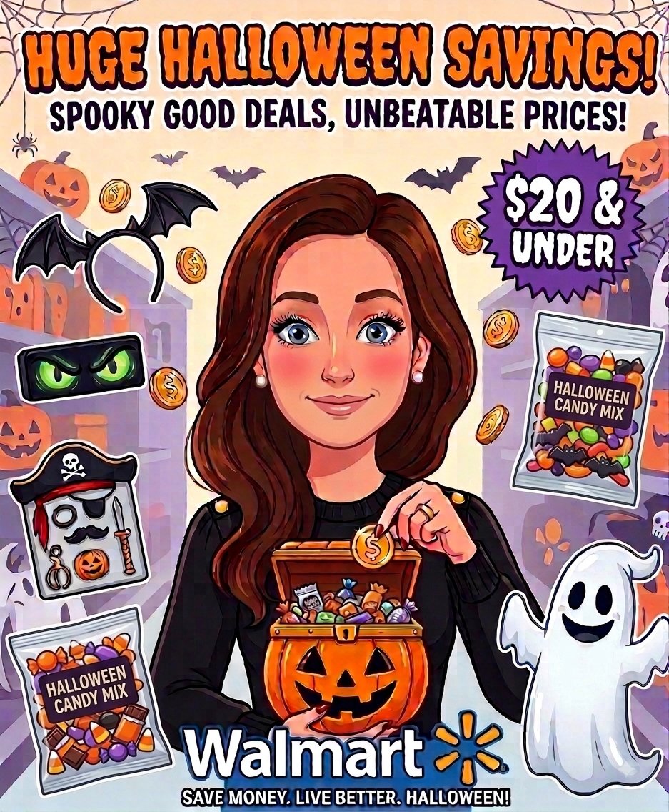 realballadolla's tweet photo. Walmart Halloween items at $20 and under! Time for costumes! https://t.co/4OJlLPHjpb #ad #halloween #walmart #walmartdeals #shopping https://t.co/1zFQxSucP8