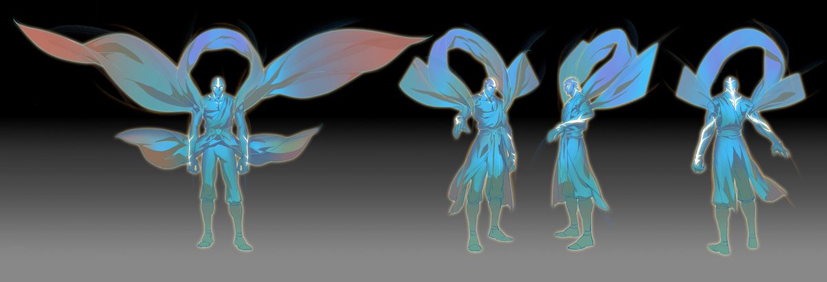 Chuwenjie's tweet photo. I designed the colors for Aang’s corrupted form in Avatar Aang! More below ⬇️ https://t.co/iXPN8qCvhw