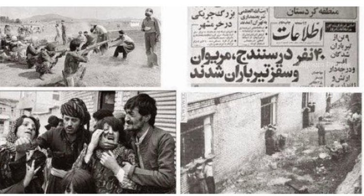 Kajall63's tweet photo. ۲۸ مرداد ۱۳۵۸؛ فرمان جهاد خمینی و سرکوب کوردستان با ارتش، سپاه، کمیته‌ها و نیروهای مرکزگرا،ادامه‌ی اشغالگری رژیم تازه‌ به‌قدرت ‌رسیده‌ی اسلامی ایران بود.با وجود سکوت و همدستی جریان‌های مرکزگرا، کوردستان مقاومت را برگزید و هرگز مشروعیت حاکمیت سرکوبگر را به رسمیت نشناخت.
#کوردستان https://t.co/9zZK34wpUn
