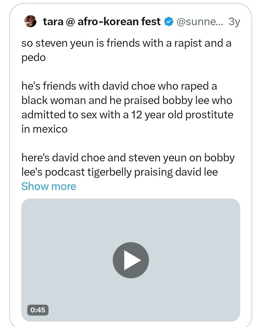 sunnsplendoralt's tweet photo. gonna get this jcb shit plastered in every fandom i have moots. try me. when i found out steven yeun hired a rapist david choe on beef a show i loved i put that up. some of us can discard actors we enjoyed https://t.co/YzVNxdXeJ0