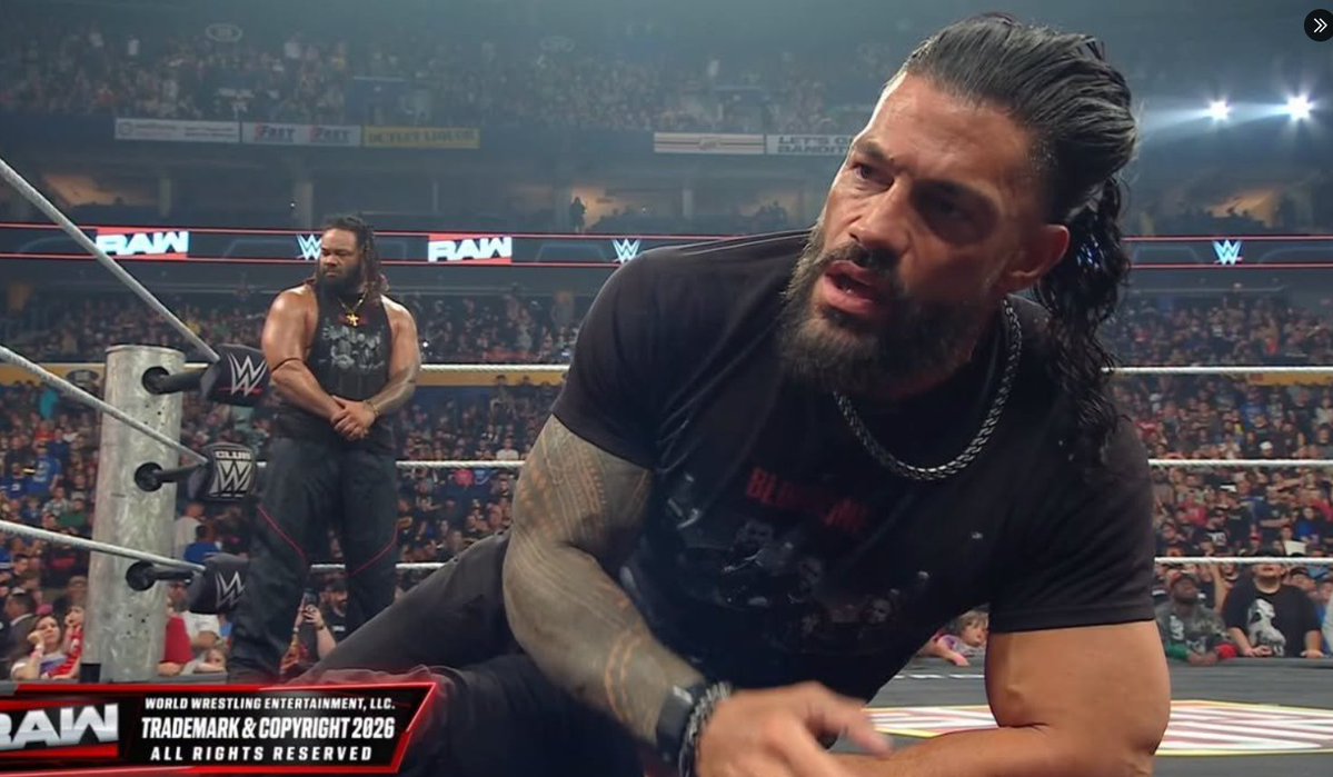 ChandranTheMan's tweet photo. I love how Jacob Fatu was looking at Solo Sikoa almost with envy.

Solo was put in a position where he was expected to fall in line with the family after losing a match, but instead he stood up to them and saved his boy LA Knight.

Jacob went through the SAME thing. He lost a match, was forced to acknowledge Roman, reluctantly joined the Bloodline AND was forced to turn on his boy Royce Keys.

That's why I loved Jacob not attacking Solo or LA at the end. He's starting to realize Solo did everything Jacob WANTED to do, but didn't.

There's a lot more to this story than just Solo vs the Bloodline. Great stuff.