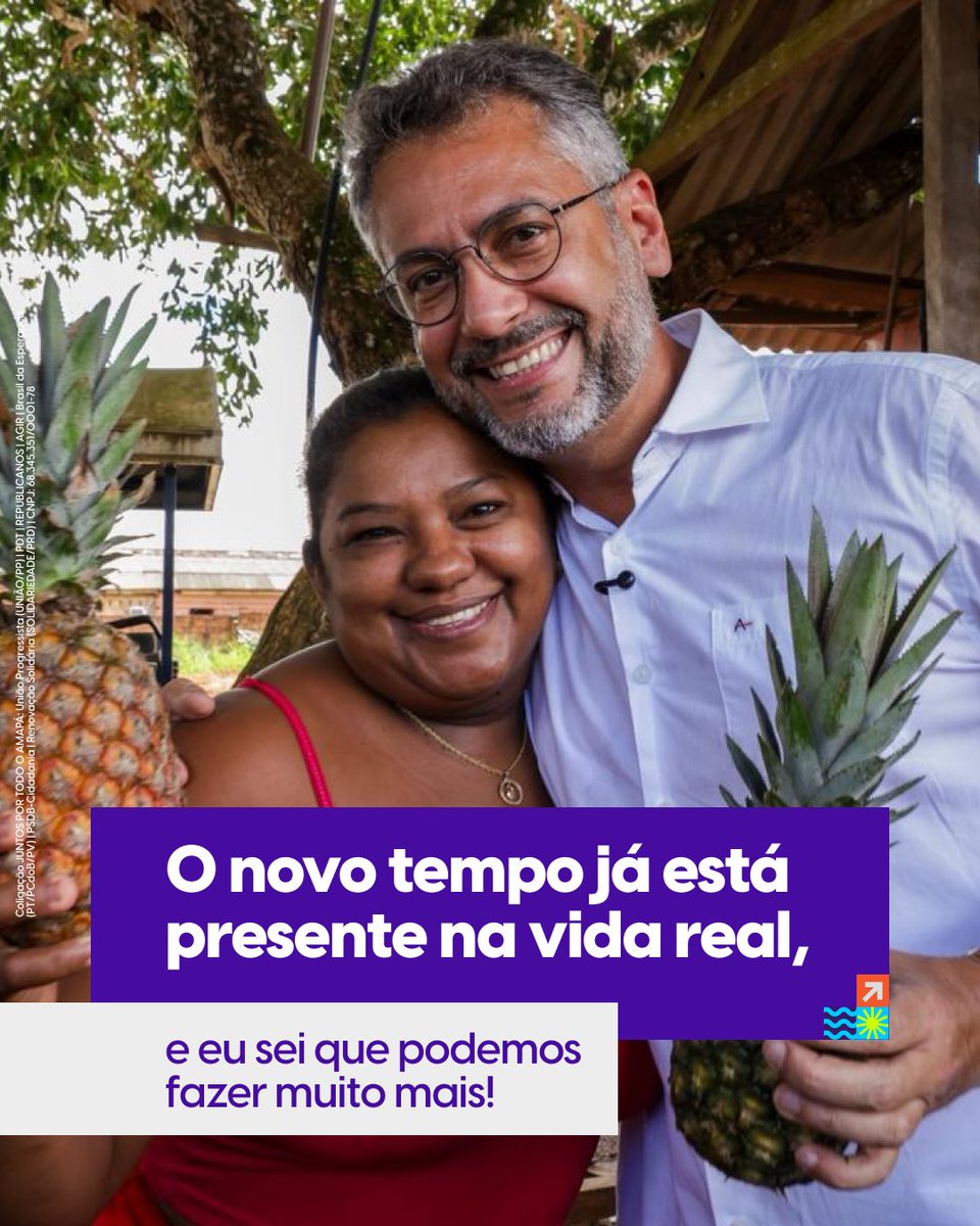 Clecio_Luis's tweet photo. A força do novo tempo vem de tudo que já construímos e de tudo que ainda podemos fazer juntos! 💚
Eu conheço o caminho, sei o quanto o Amapá já avançou e sigo com a mesma disposição para transformar ainda mais.
O novo tempo já começou, e ainda tem muito pela frente! 🚀
#Clecio44 https://t.co/GI28drXds7