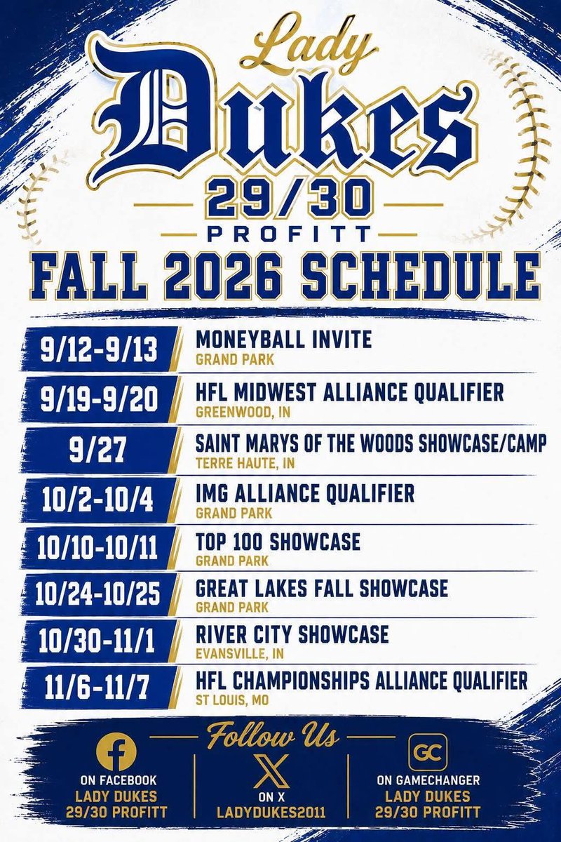 Werden2029's tweet photo. Fine tuning before this year’s fall schedule.  Come check us out! @LadyDukes2011 https://t.co/Aweg1kiOpS