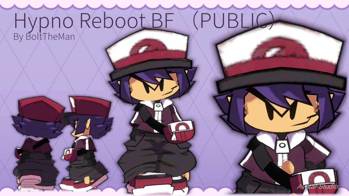 barabara_koz's tweet photo. VRChat Avatar Intro: Lullaby BF & Lullaby GF
#VRChat #AvatarIntro #fnf #lullabygf #hypnoslullaby #cabinetofnovelties #fnfgf #fridaynightfunkin #hypnolullaby #fnfgirlfriend #fnfboyfriend #lullabybf #fnfbf https://t.co/0stzqmlHqX