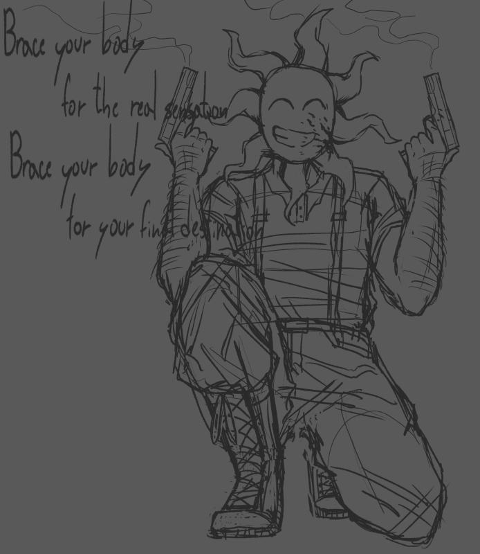 muckymorphineee's tweet photo. wips ill never finish #bridgemankindcollapse #madnesscombat https://t.co/BalD69Dqh7