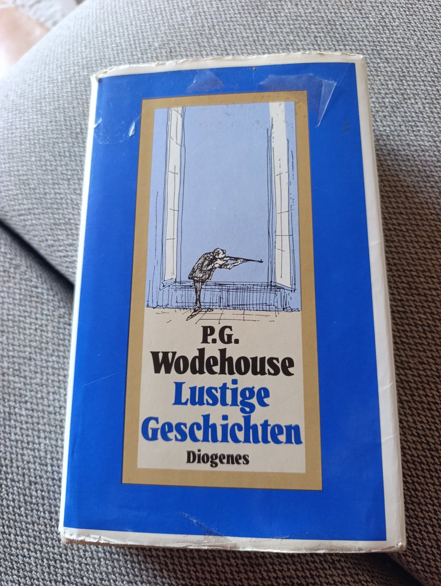 rautenklause's tweet photo. #Föhr 16 Grad, Regen - dagegen hilft #Wodehouse auf dem Sofa ... https://t.co/2h7MgVn3kQ