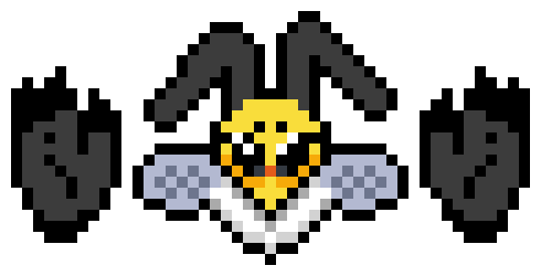Sedmirnel01's tweet photo. Treintavo paquete de pixel arts para:

@GUARDIAN_C_ 🤖
@MentitaFurryYT 🍬
@sharkdy3 🖋️
y @xrpxArts (abeja) 🐝 https://t.co/3eodZ06Uo9