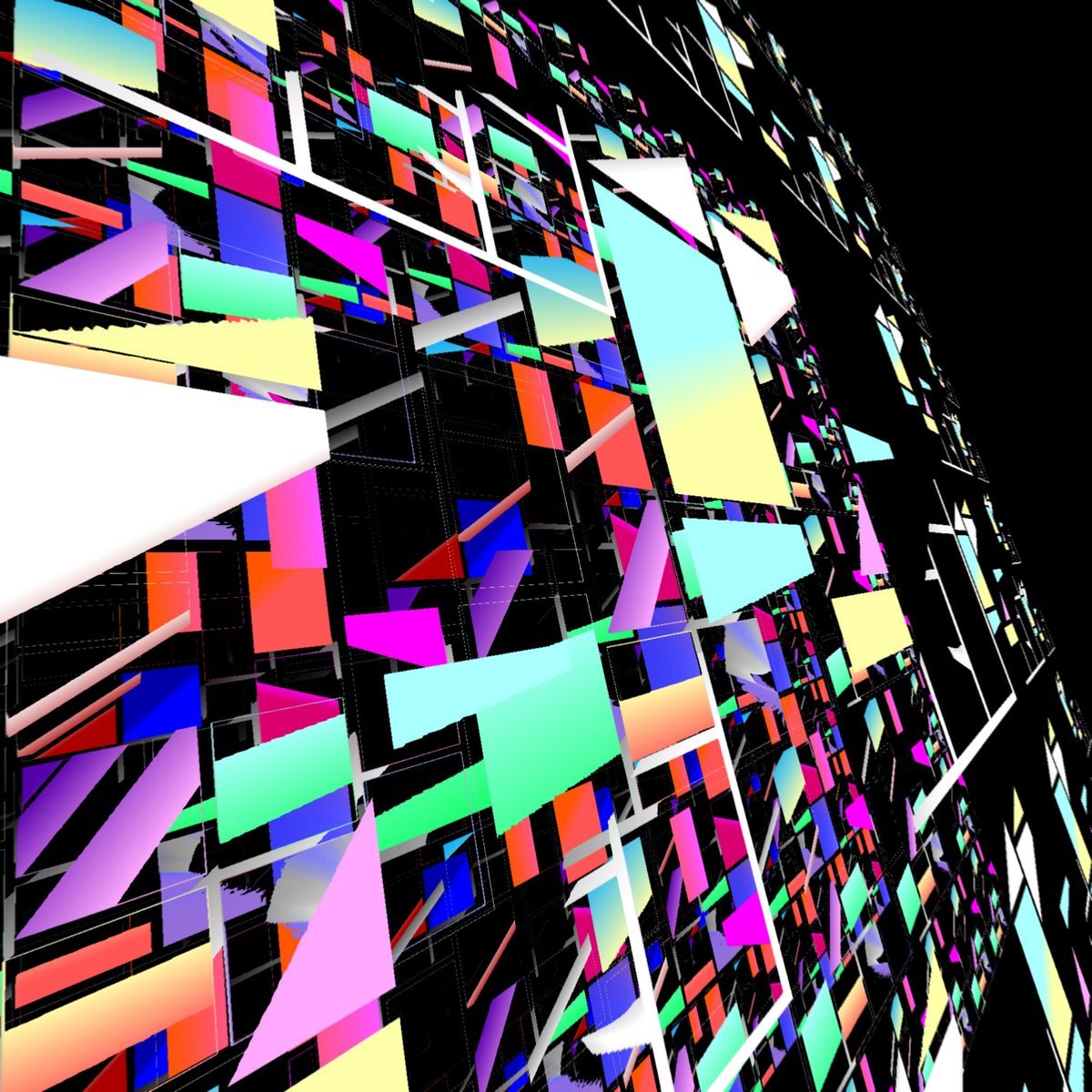 createbyjd's tweet photo. This is how Motherboard began. I generated the colors which you make yourself from a giant digital palette of colors. Then download each one and digitally collage them together. (14) Then you use the other tools in #Mirrorlab to twist/bend and what have you. Very mesmerizing. https://t.co/4YYJswj9vu
