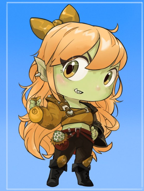 TarynStreams's tweet photo. @PxrpleVioletta Hopefully my little loot goblin will inspire you! 💜 please post all of the sketches you complete, I want to see them! https://t.co/8DHPcOvD1A