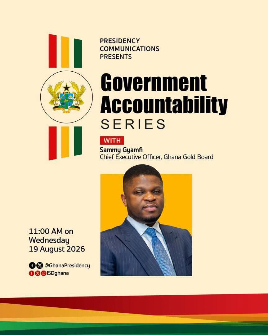 The_waalaboy's tweet photo. #GovernmentAccountabilitySeries tomorrow with the CEO of Ghana Goldbod lawyer Sammy Gyamfi @SammyGyamfi_ https://t.co/o0784pg2Bp