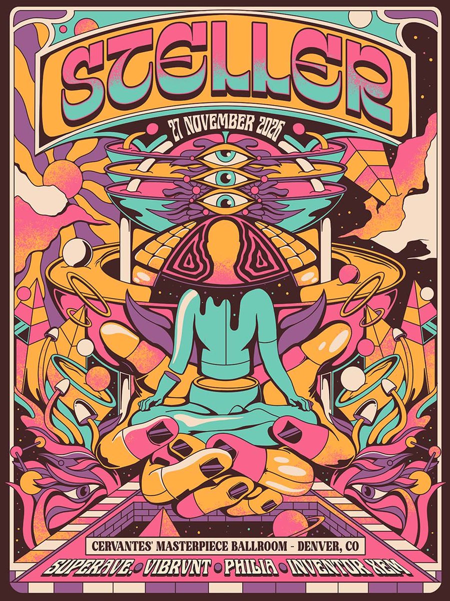 DubstepFbi's tweet photo. DENVER! Steller announced her BIGGEST Denver headline yet, taking over Cervantes Masterpiece Ballroom on November 27th.

She’s bringing special production, lasers + plenty of new music for this one 👀 https://t.co/r9v2X2CWAD