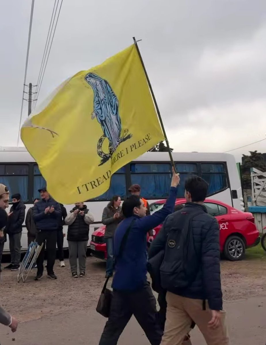 moreabrazo's tweet photo. Los libertarios se hacen los católicos y los verdaderos católicos vamos asi a la peregrinación https://t.co/T2KGOInIF9