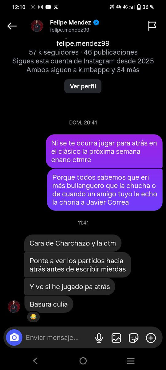 ChipDaio's tweet photo. Me respondió Víctor Felipe Méndez 🤣🤣🤣🤣🤣 https://t.co/CDvPs2lAvX