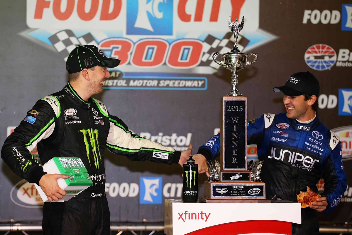 Daniel_SuarezG's tweet photo. From an idol, to a mentor, to a teammate, to a competitor. You took the time to give me a hand when I needed it most, and that gave me the opportunity not only to win races, but to win a championship.
I’ll never forget racing you on the last lap at Michigan to win my first race. Getting to race against someone I looked up to for so many years is something I’ll always be grateful for.
Racing on Sundays without you is definitely not something we’re getting used to. We miss you every single weekend. #KyleBuschDay #ForeverRowdy