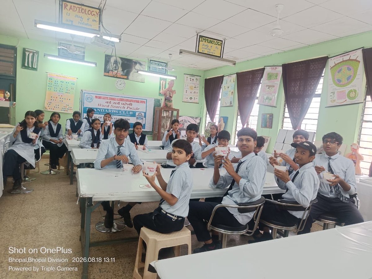 jnvratibadbpl's tweet photo. PM SHRI School JNV Ratibad, Bhopal conducted a BIS Standards Club Activity – Word Search Puzzle Competition to create awareness among students about quality, safety, standards, and consumer rights@NVS_HQ
#BIS #StandardsClub #PMShri #JNVRatibad #QualityEducation #LearningByDoing https://t.co/uW0txL3AIW