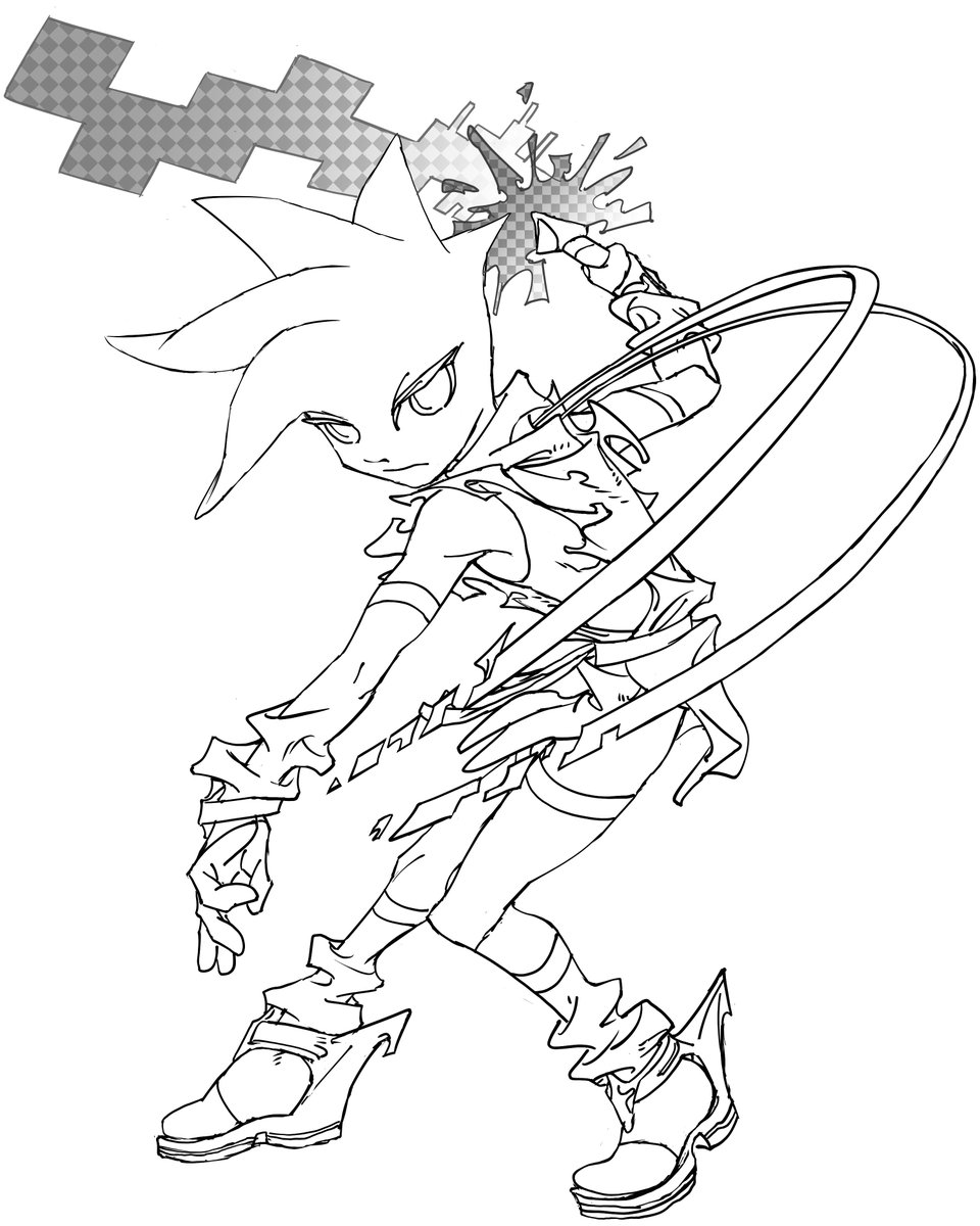 Spinez_'s tweet photo. Re-sketch of the sketch I did yesterday but didn't post https://t.co/la1kHv5ctW