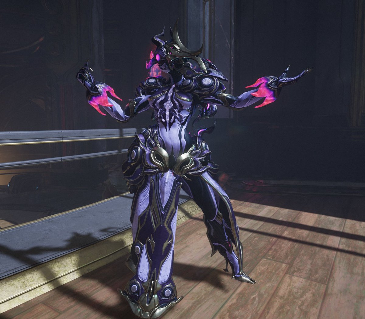 FashionframeNin's tweet photo. Dagath Yfari, by Kiddae (IGN)

#warframe #fashionframe #tennocreate 

Full loadout : https://t.co/64JRCeULM5 https://t.co/O9455fXnr6