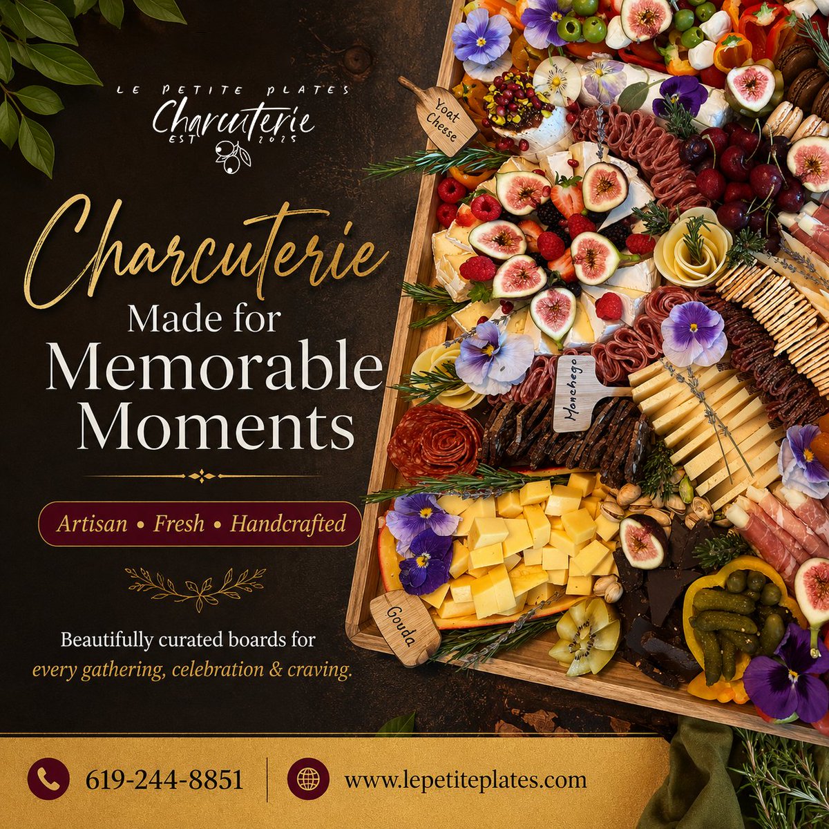 LePetitePlates's tweet photo. Charcuterie boards that bring people together. 

Beautifully curated, fresh, gourmet, handcrafted for every gathering, celebration &amp; craving. 

SD  | 619-244-8851 https://t.co/4xxeFhfa60

#CharcuterieBoards #FreshGourmetHandcrafted #LePetitePlates #SanDiegoCharcuterieDelivery https://t.co/PHjHjVvg2I