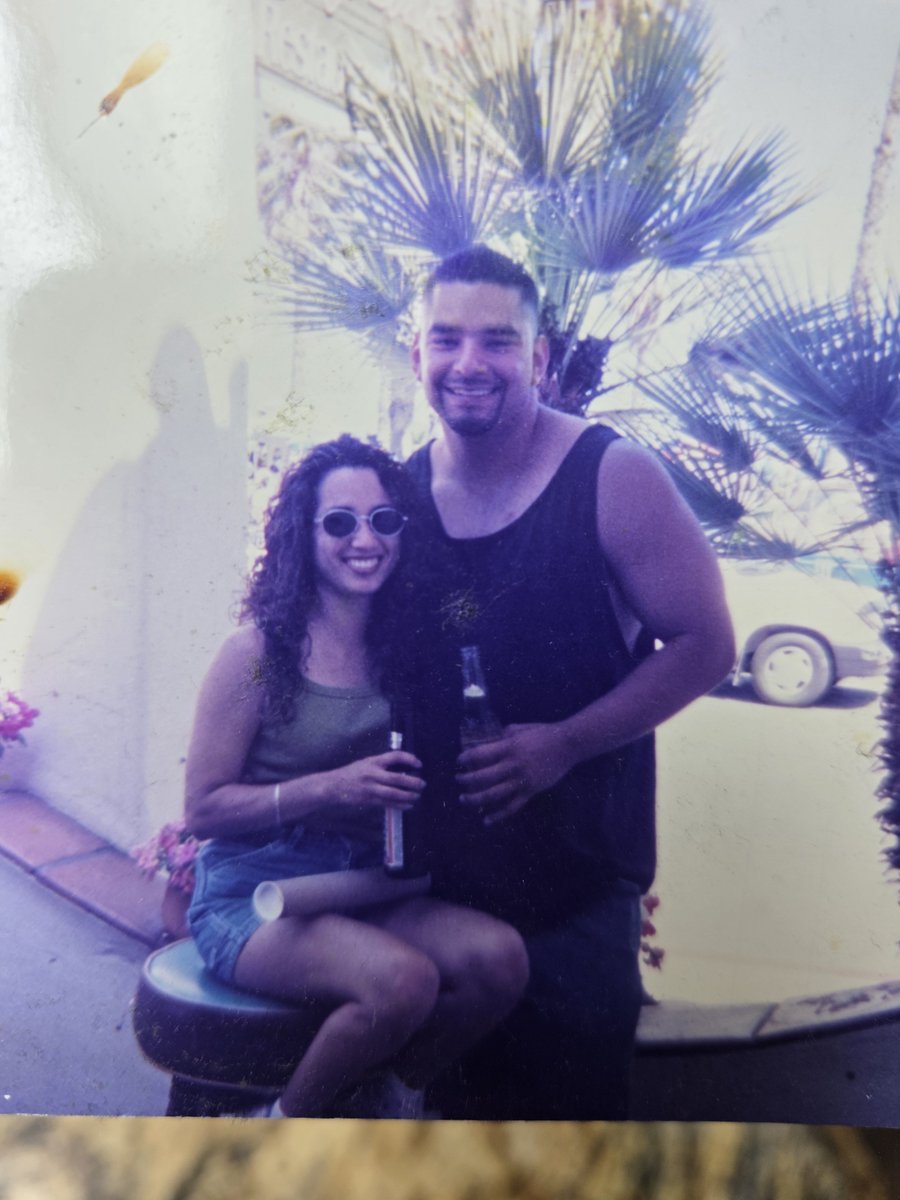 TheeRayRivera32's tweet photo. 25 years today....Our first picture and our latest. Sometimes I wonder how you put up with me...then I remember I put up with you. So....we're even. Happy Anniversary @Thee32sWife . https://t.co/AAo6zF0y6A