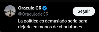 juandirre's tweet photo. @OraculodeCR La ironía https://t.co/SdkrBeBM15