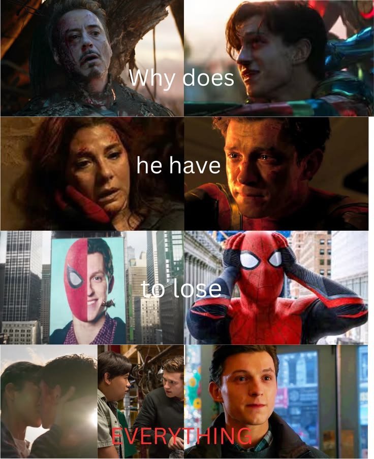 KowshiiX's tweet photo. He saved the world…
but couldn’t save his own world. 💔🕷️ https://t.co/NZiWMDbsBx