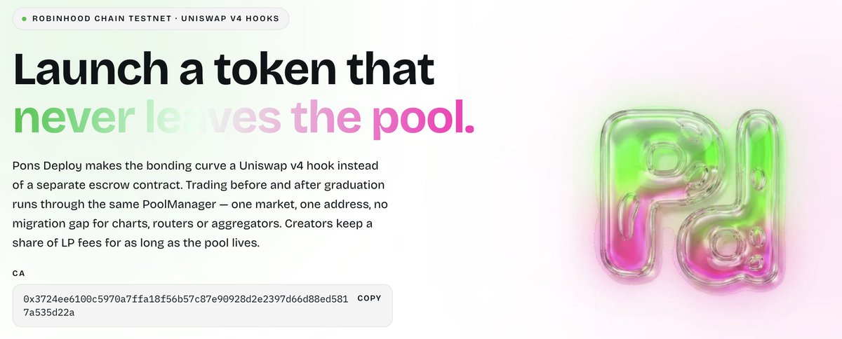 ponsdepfun's tweet photo. 📢 Thank you to every holder and active user who has been trading on Pons Deploy. 

Airdrop criteria is volume. 📈

We’re allocating a portion of the supply to users who generate real trading volume on the protocol.

The higher the volume, the higher the allocation.
Exact thresholds and snapshot details will be published before distribution.

Trade on Pons Deploy.
Get measured by what actually settles.
https://t.co/nCsGgSwmIL