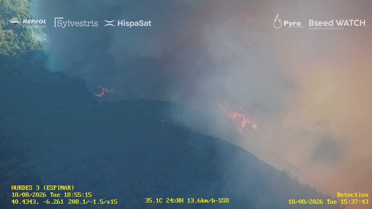PyroFire's tweet photo. Actualización 19:00 1/08/2026. #IFPinofranqueado #caceres #iiff #BseedWATCH https://t.co/RlhVhgmoDO