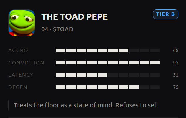 tokenpvpSOL's tweet photo. WE SAW FRONG ON ROBINHOOD PEPE ON ETH AND NOW...

SOLANA's
🐸
$TOAD https://t.co/YUCEK2Dde3