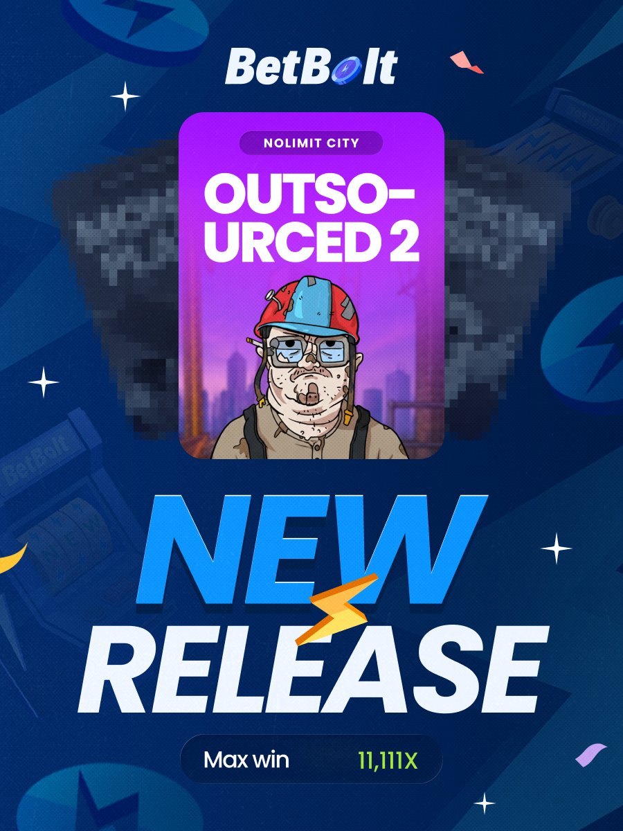 betbolt's tweet photo. Outsourced 2 is now available on Betbolt 🔥

Who wants to try it out? 😈

Drop your ⚡️ usernames! https://t.co/P8EYkb3Pej