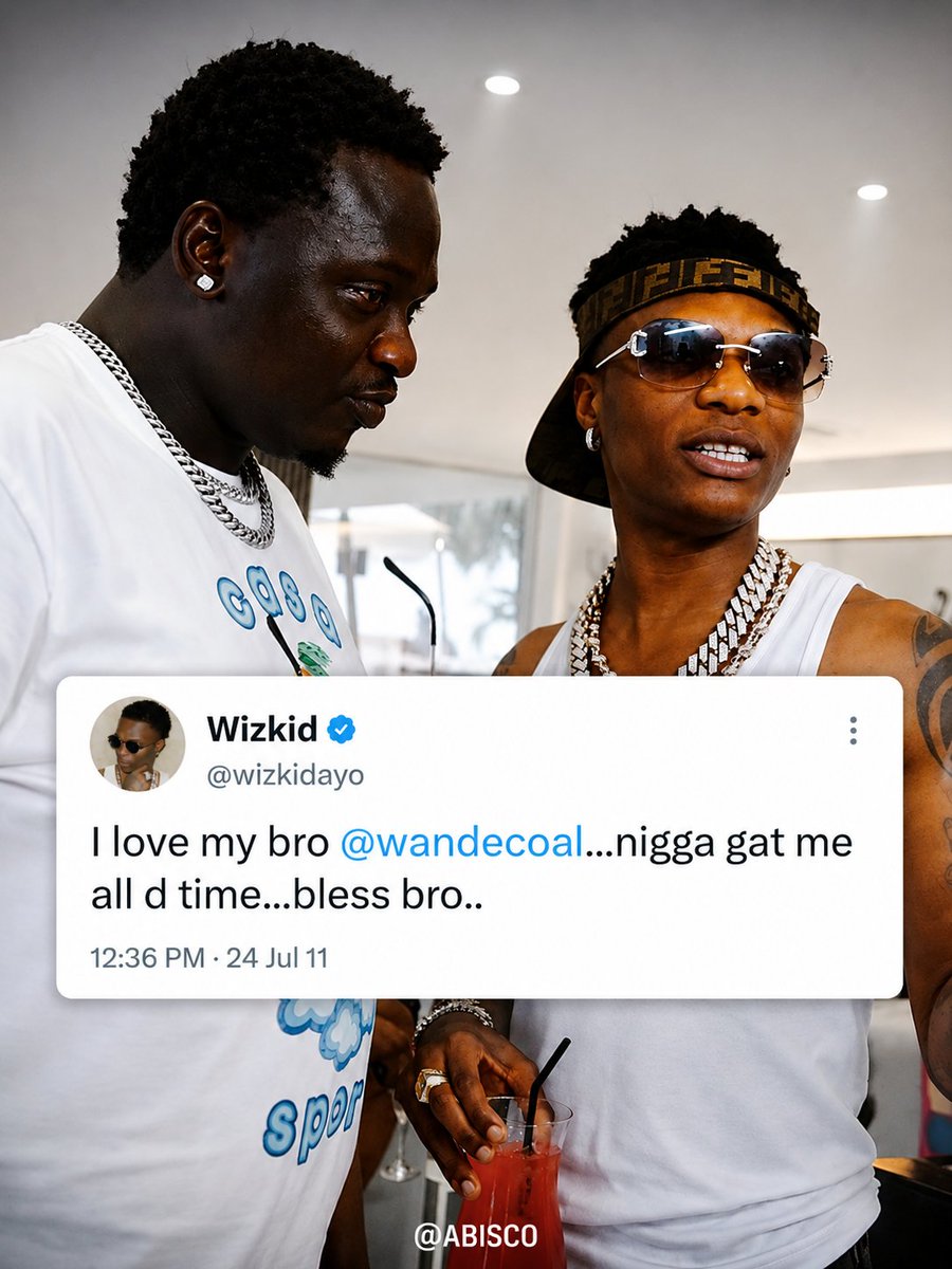 Abisco__'s tweet photo. WIZKID and WANDE COAL https://t.co/pTTGDoGPxX