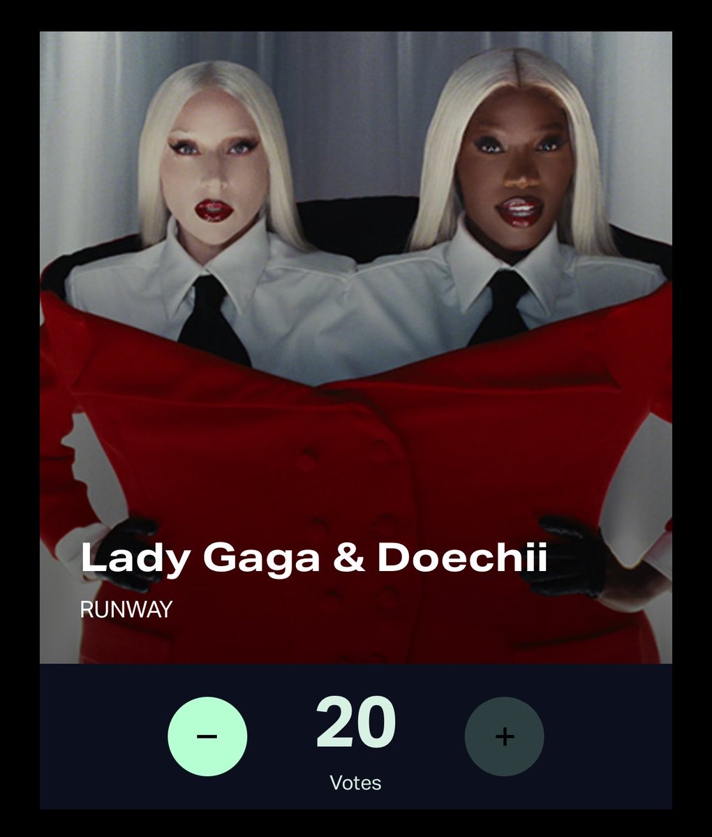 niarelef's tweet photo. Vota mt em Best Dance pessoal! Vota c conta secundária, de amigs e família tb 😅 esse prêmio tem q ser nosso! #ladygaga #littlemonsters #littlemonster #mayhem #thedevilwersprada #thedevilwersprada2 #odiabovesteprada #odiabovesteprada2 #prada #vma #vma2026 #bestdance #doechii #runway