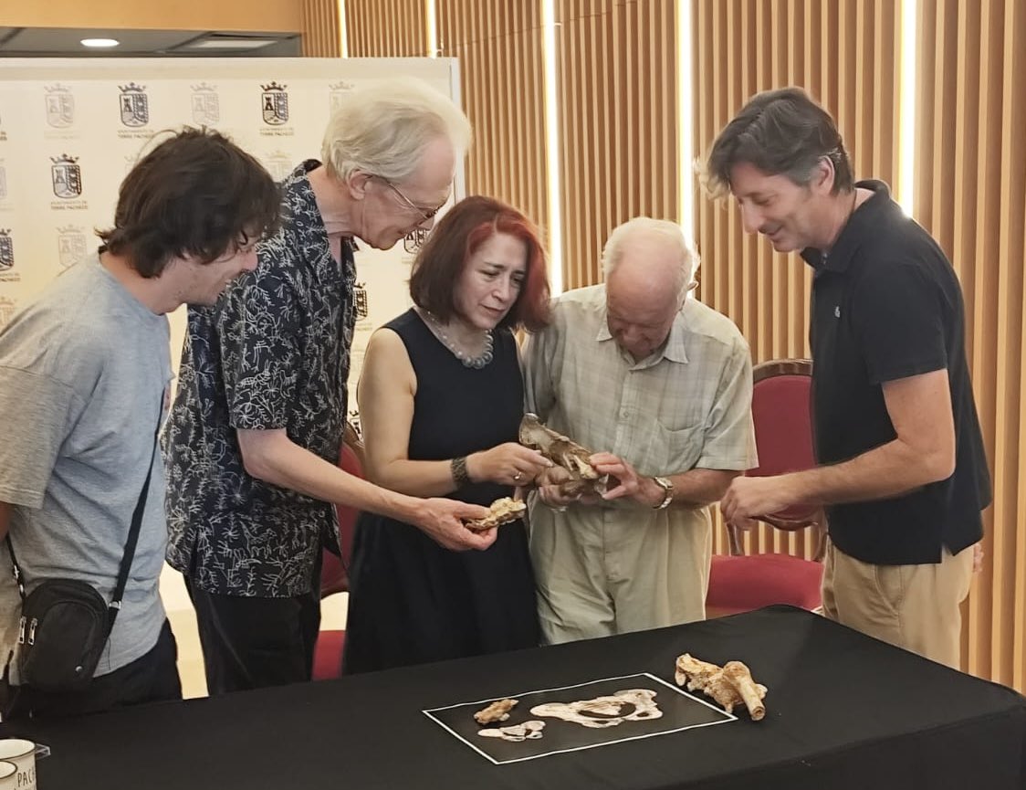 MarianoVLopez's tweet photo. Está mañana hemos presentado en el @TPacheco_Ayto el nuevo trabajo publicado en @PNASNews 🦴

Acompañados por el Alcalde, Concejal de Cultura, los autores principales Christoph y Marcia, el Prof. Walker y Jon Ortega.

🔗 https://t.co/EYyxCXo67w

#Paleoantropología #TorrePacheco https://t.co/rmKfjYcsa6