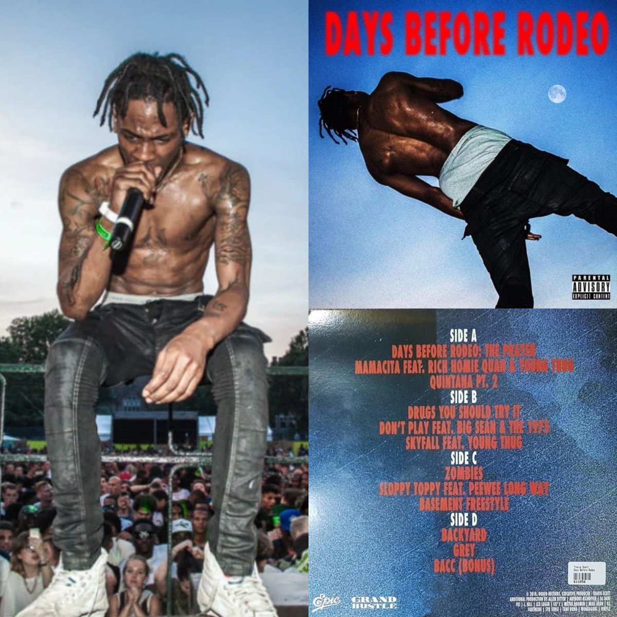 RapHubDaily's tweet photo. 12 years ago today, Travis Scott released his mixtape "Days Before Rodeo" https://t.co/I10eJ9RR7j