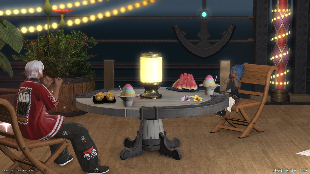 0812Raito's tweet photo. 今年もFF14の夏は終わった🫡
イチャイチャしたカップルは居なかった。
いいな？居なかったんだ🫥
 #パンドラSS箱 https://t.co/w7RPylqUNp