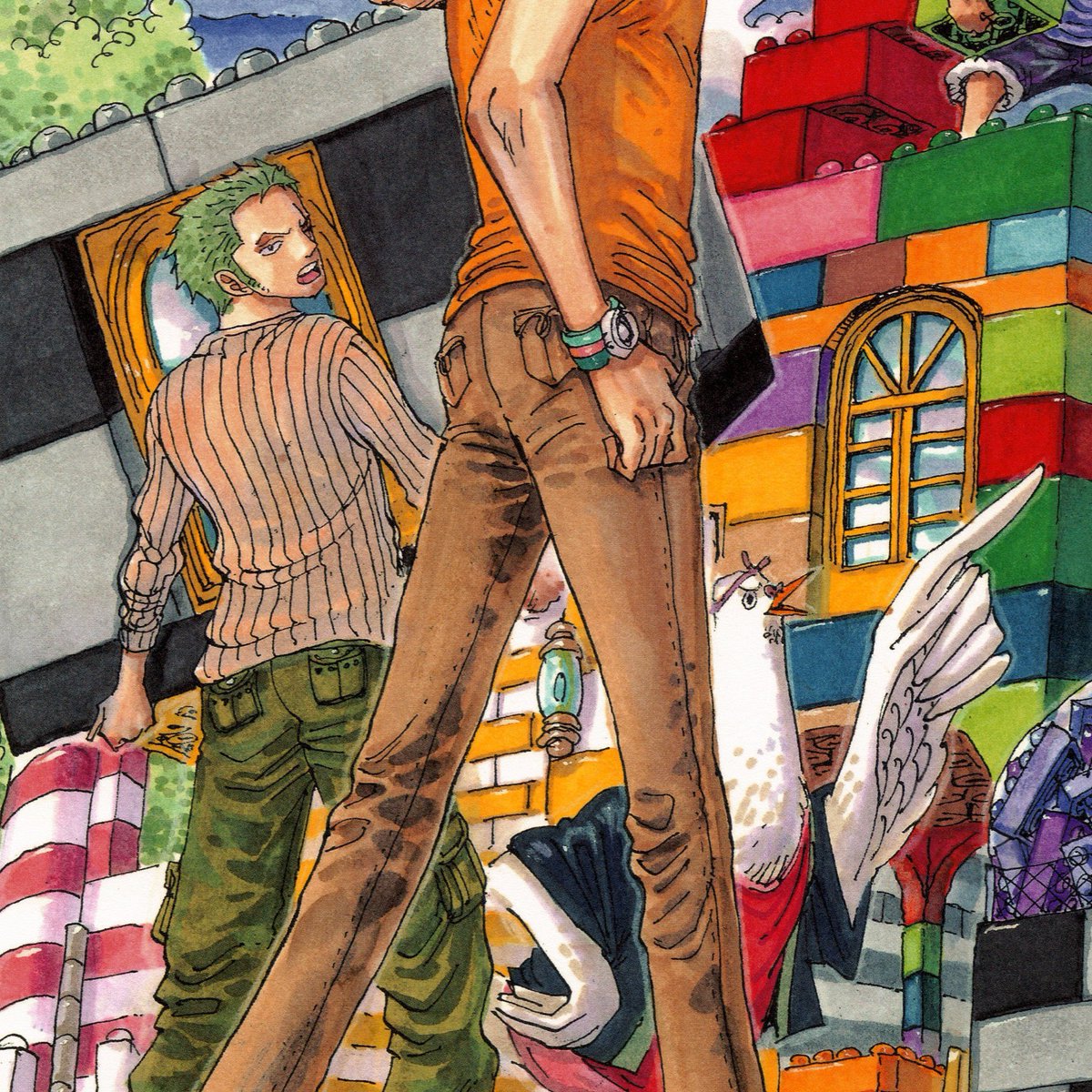 favsoulking's tweet photo. the concept of brook having more ass than sanji https://t.co/7SKXI2bHOS